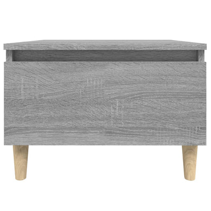 vidaXL Tables d'appoint 2 pcs Gris Sonoma 50x46x35 cm Bois d'ingénierie