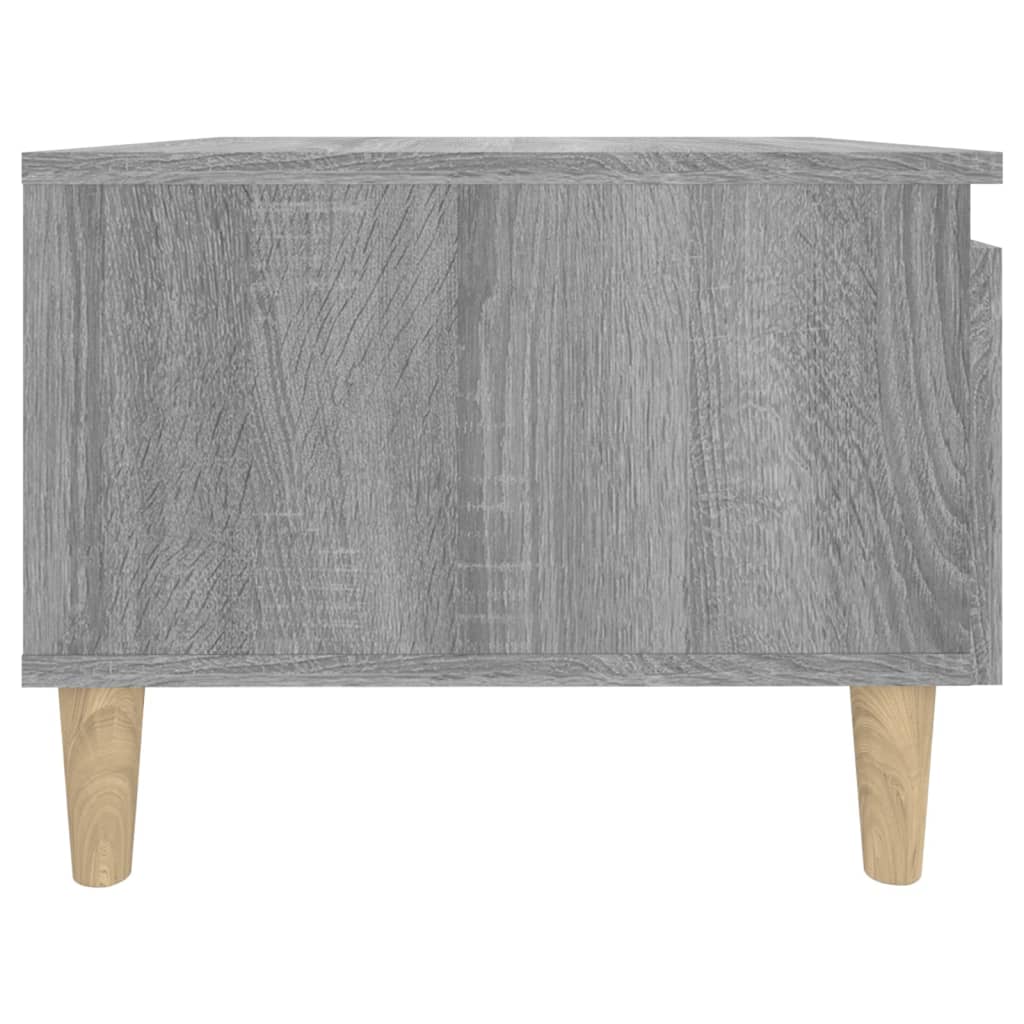 vidaXL Tables d'appoint 2 pcs Gris Sonoma 50x46x35 cm Bois d'ingénierie