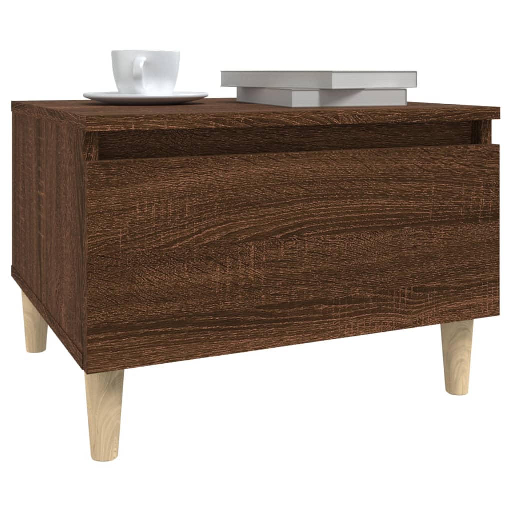 vidaXL Beistelltisch Braun Eichen-Optik 50x46x35 cm Holzwerkstoff