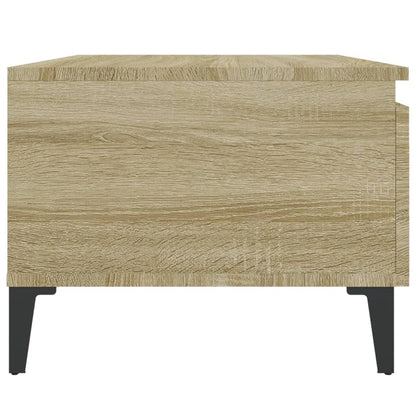 vidaXL Beistelltische 2 Stk. Sonoma-Eiche 50x46x35 cm Holzwerkstoff