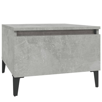 vidaXL Beistelltische 2 Stk. Betongrau 50x46x35 cm Holzwerkstoff
