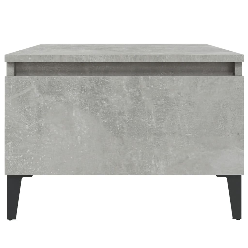 vidaXL Beistelltische 2 Stk. Betongrau 50x46x35 cm Holzwerkstoff