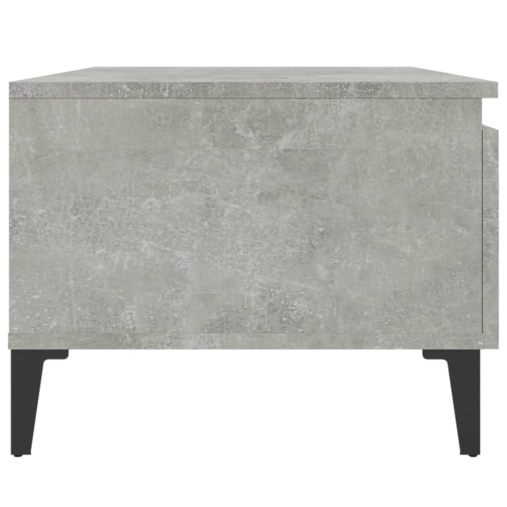 vidaXL Beistelltische 2 Stk. Betongrau 50x46x35 cm Holzwerkstoff