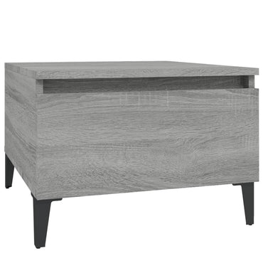 vidaXL Table d'appoint gris Sonoma 50x46x35 cm Bois d'ingénierie