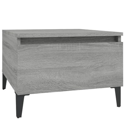 vidaXL Table d'appoint gris Sonoma 50x46x35 cm Bois d'ingénierie