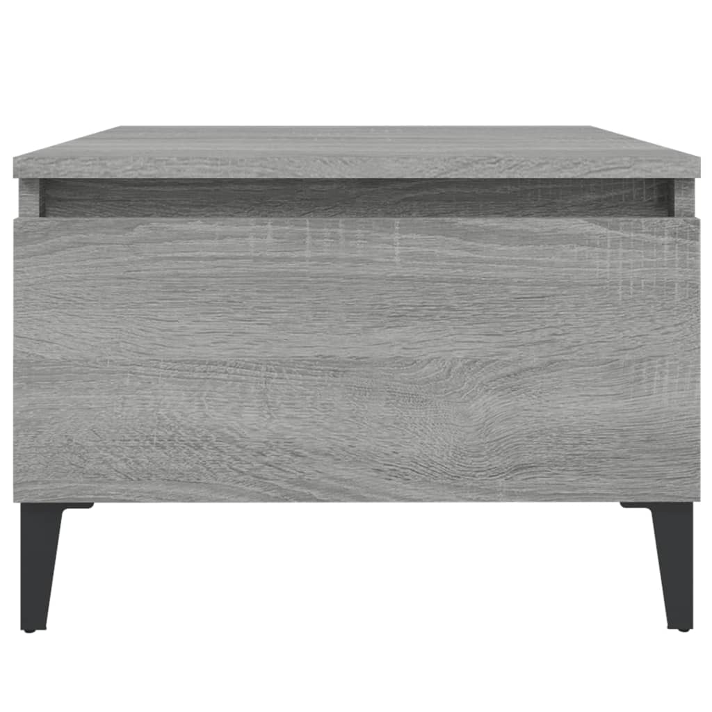vidaXL Table d'appoint gris Sonoma 50x46x35 cm Bois d'ingénierie