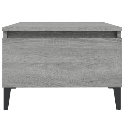 vidaXL Table d'appoint gris Sonoma 50x46x35 cm Bois d'ingénierie