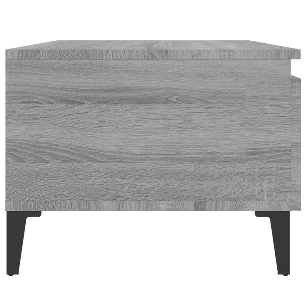 vidaXL Table d'appoint gris Sonoma 50x46x35 cm Bois d'ingénierie