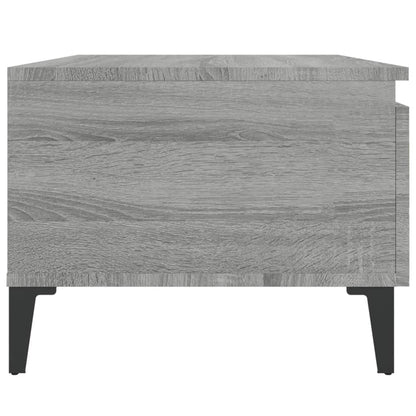 vidaXL Table d'appoint gris Sonoma 50x46x35 cm Bois d'ingénierie