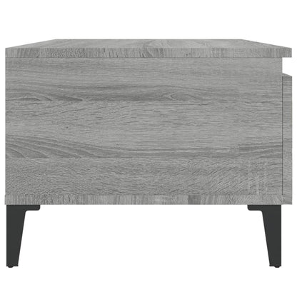 vidaXL Tables d'appoint 2 pcs Gris Sonoma 50x46x35 cm Bois d'ingénierie