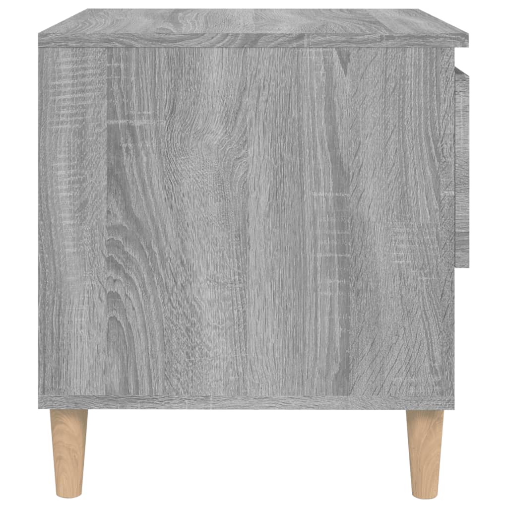 vidaXL Nachttisch Grau Sonoma 50x46x50 cm Holzwerkstoff