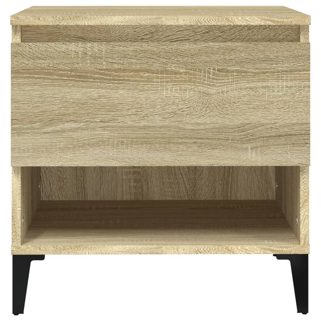 vidaXL Beistelltisch Sonoma-Eiche 50x46x50 cm Holzwerkstoff