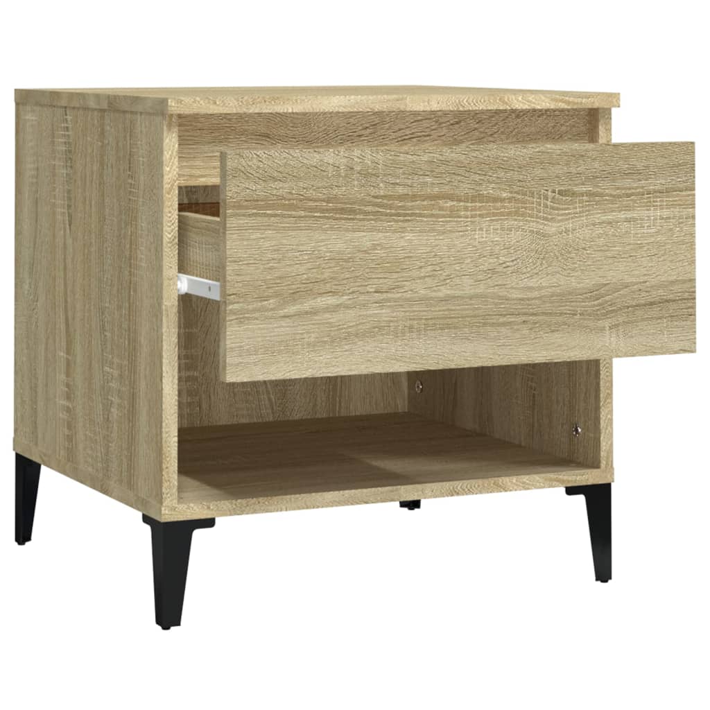 vidaXL Beistelltisch Sonoma-Eiche 50x46x50 cm Holzwerkstoff