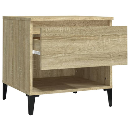 vidaXL Beistelltisch Sonoma-Eiche 50x46x50 cm Holzwerkstoff