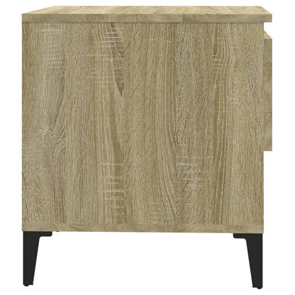 vidaXL Beistelltisch Sonoma-Eiche 50x46x50 cm Holzwerkstoff