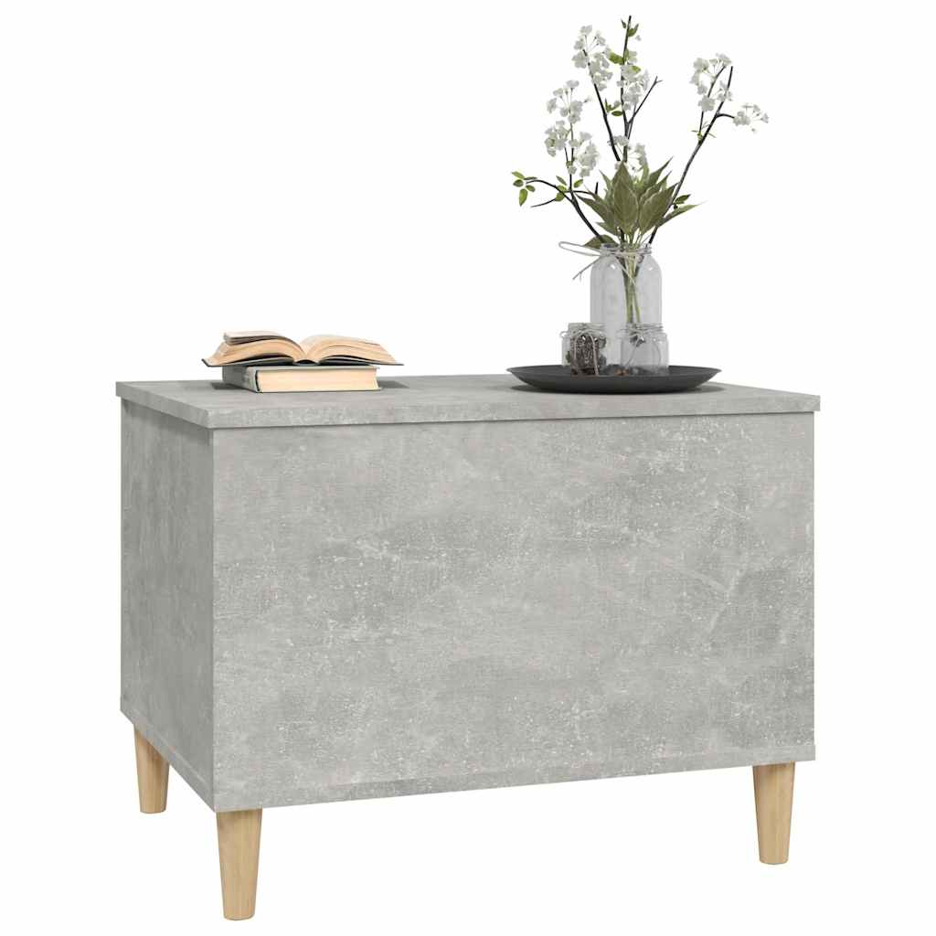 vidaXL Table basse gris béton 60x44,5x45 cm Aggloméré