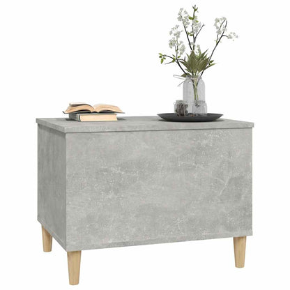 vidaXL Table basse gris béton 60x44,5x45 cm Aggloméré