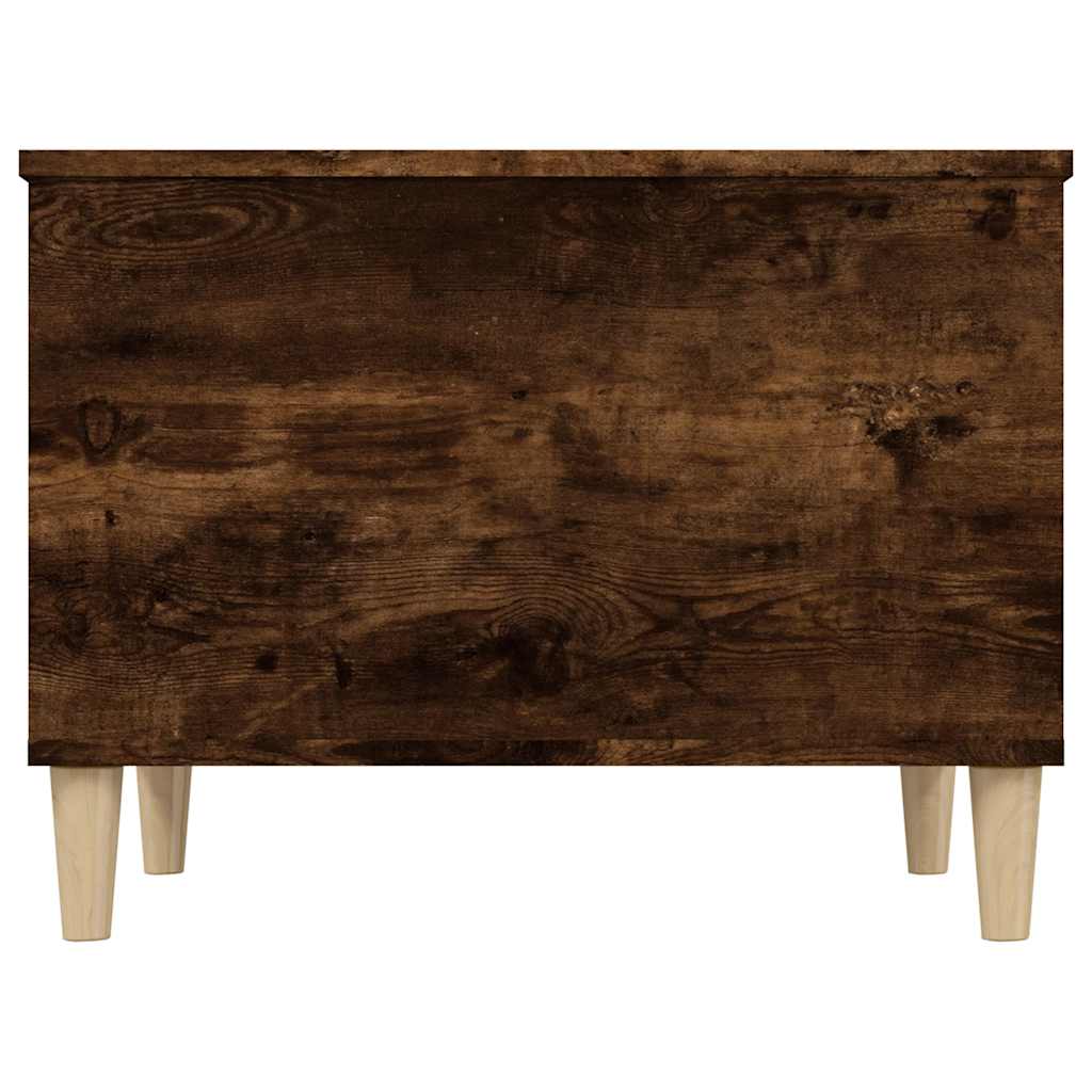 vidaXL Table basse chêne fumé 60x44,5x45 cm bois d'ingénierie