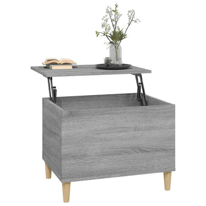 vidaXL Table basse gris sonoma 60x44,5x45 cm Aggloméré
