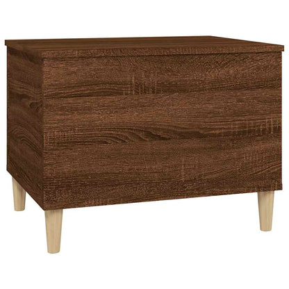 vidaXL Table basse aspect chêne marron 60x44,5x45 cm Aggloméré