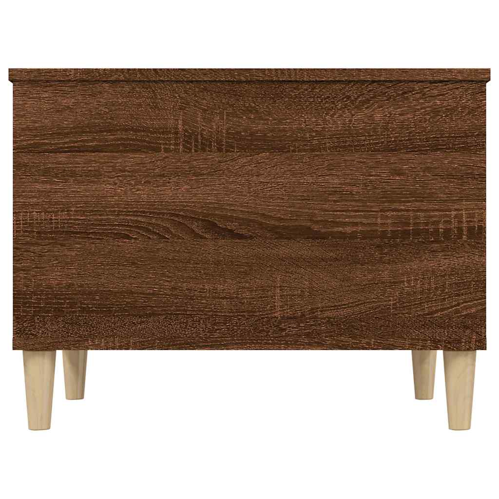 vidaXL Table basse aspect chêne marron 60x44,5x45 cm Aggloméré