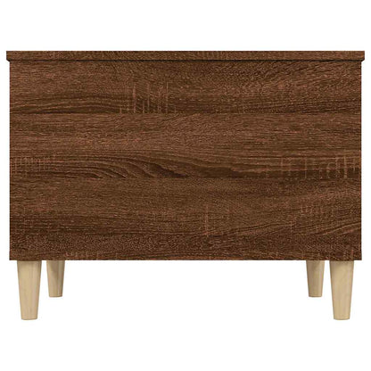 vidaXL Table basse aspect chêne marron 60x44,5x45 cm Aggloméré