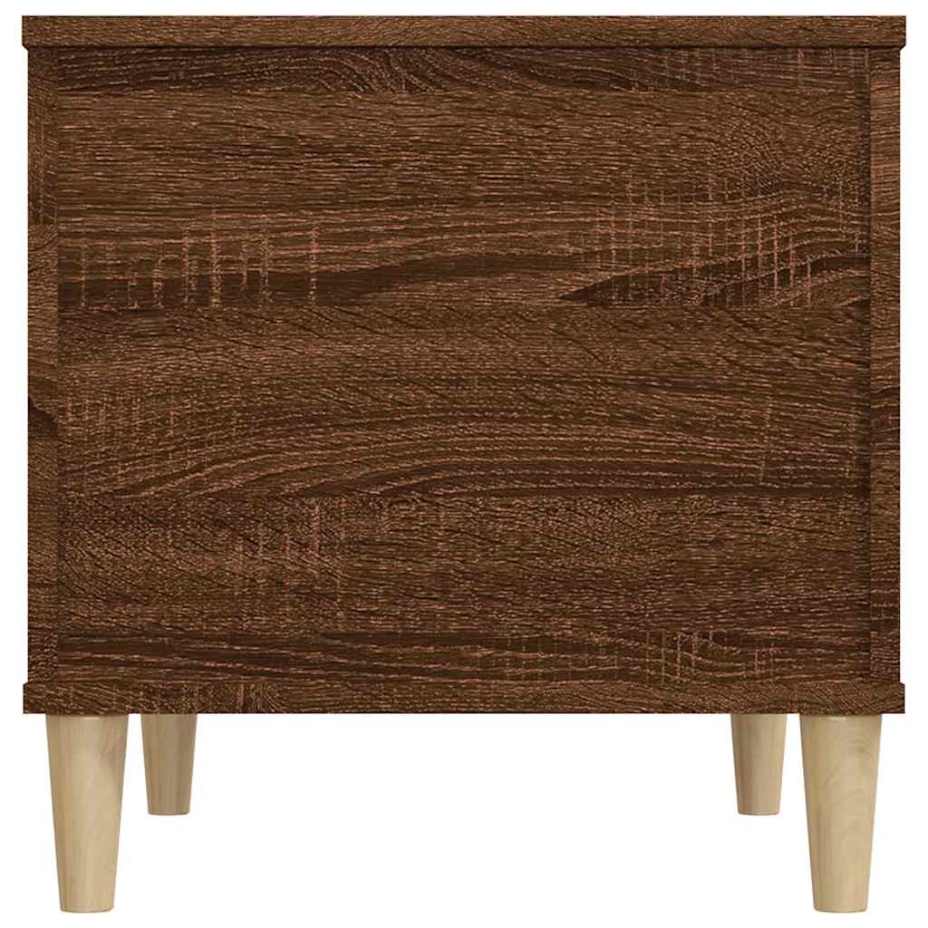 vidaXL Table basse aspect chêne marron 60x44,5x45 cm Aggloméré