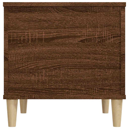 vidaXL Table basse aspect chêne marron 60x44,5x45 cm Aggloméré