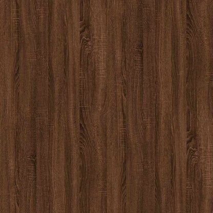 vidaXL Table basse aspect chêne marron 60x44,5x45 cm Aggloméré