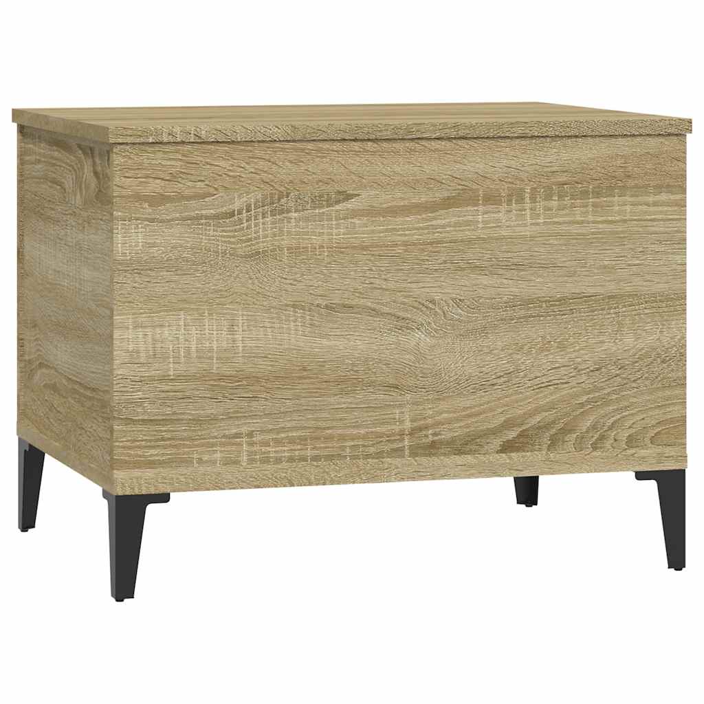 vidaXL Table basse chêne sonoma 60x44,5x45 cm bois d'ingénierie