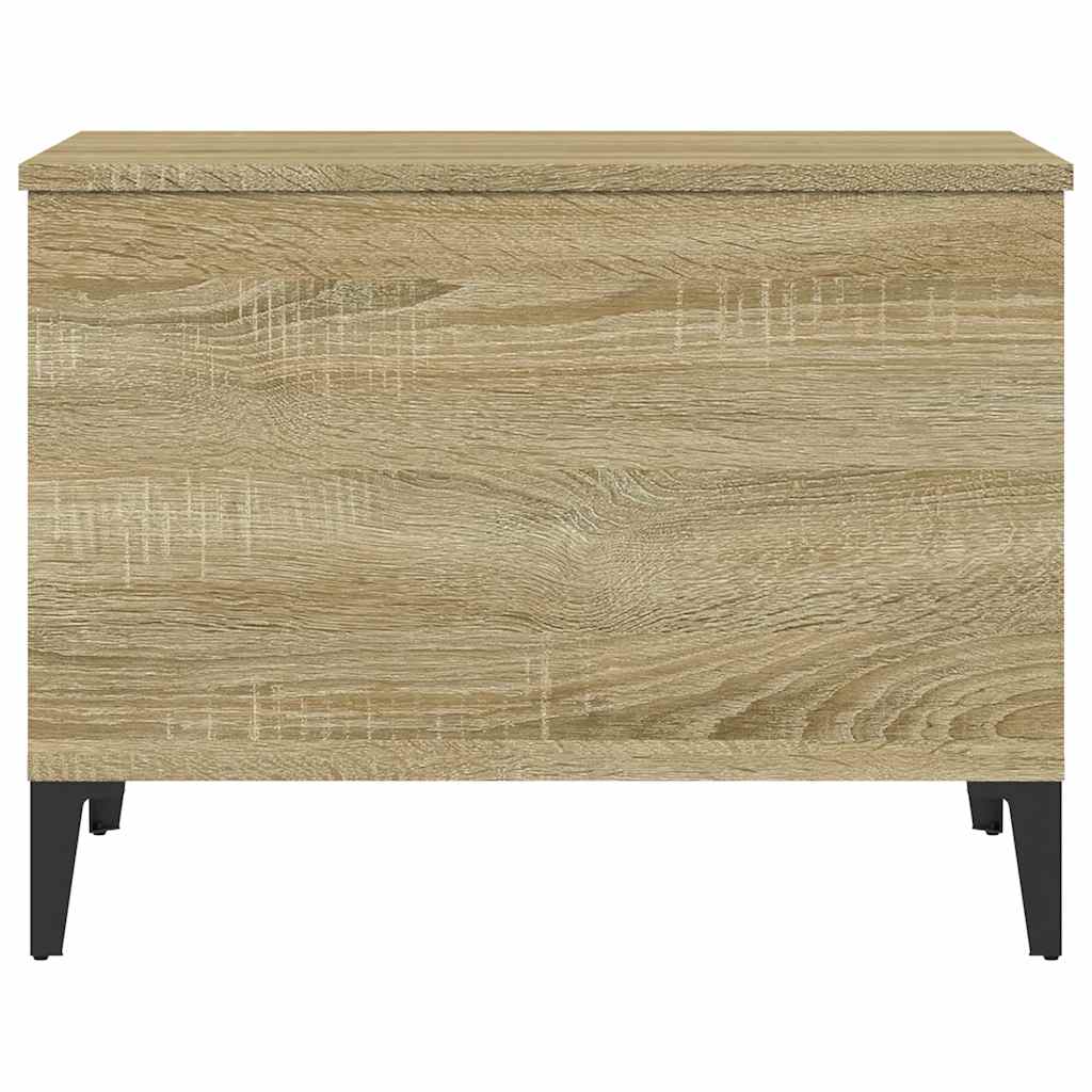 vidaXL Table basse chêne sonoma 60x44,5x45 cm bois d'ingénierie