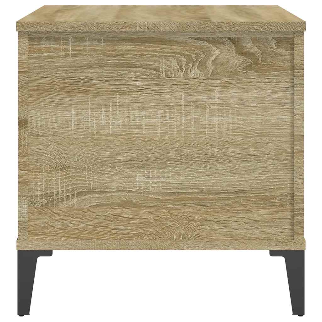 vidaXL Table basse chêne sonoma 60x44,5x45 cm bois d'ingénierie