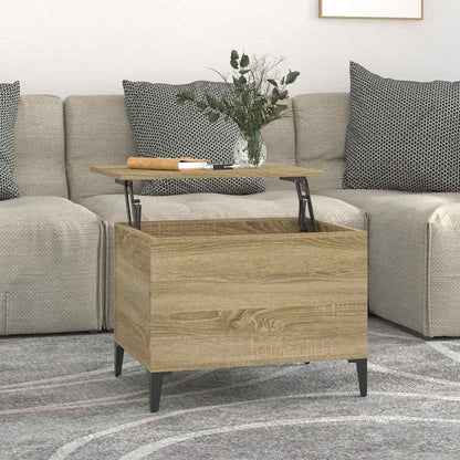 vidaXL Table basse chêne sonoma 60x44,5x45 cm bois d'ingénierie