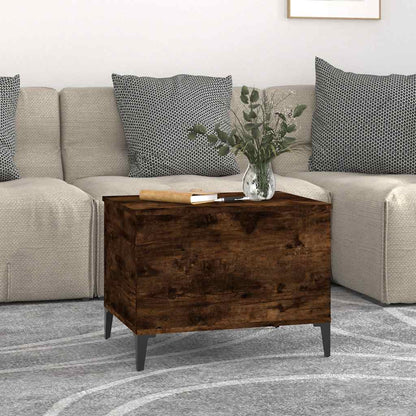 vidaXL Couchtisch Räuchereiche 60x44,5x45 cm Holzwerkstoff