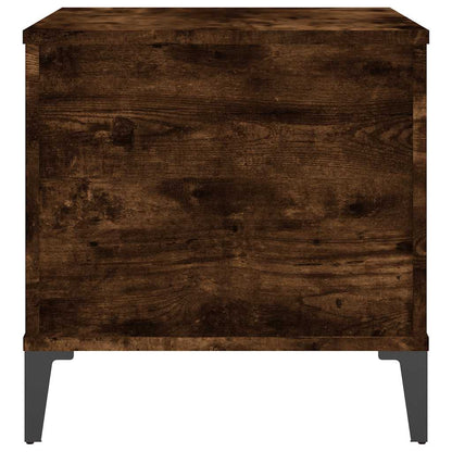 vidaXL Couchtisch Räuchereiche 60x44,5x45 cm Holzwerkstoff