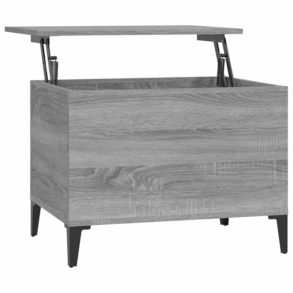 vidaXL Table basse gris Sonoma 60x44,5x45 cm Aggloméré