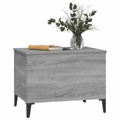 vidaXL Table basse gris Sonoma 60x44,5x45 cm Aggloméré