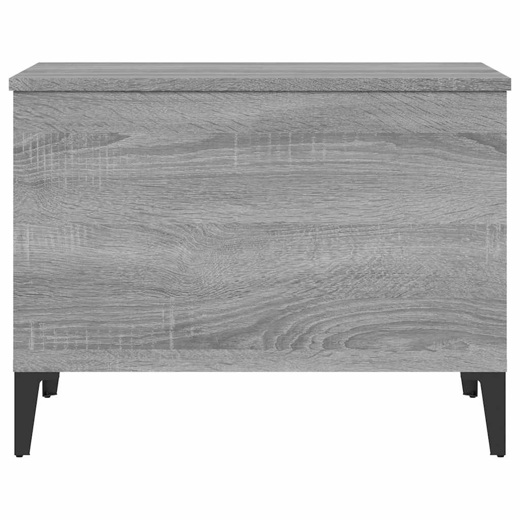 vidaXL Table basse gris Sonoma 60x44,5x45 cm Aggloméré