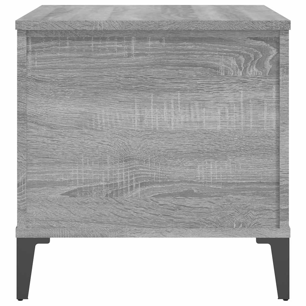 vidaXL Table basse gris Sonoma 60x44,5x45 cm Aggloméré