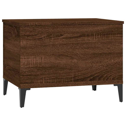 vidaXL Table basse aspect chêne marron 60x44,5x45 cm Aggloméré