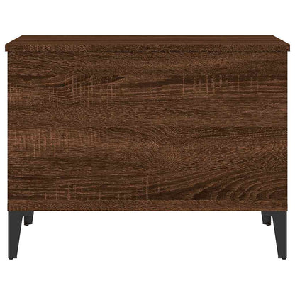 vidaXL Table basse aspect chêne marron 60x44,5x45 cm Aggloméré