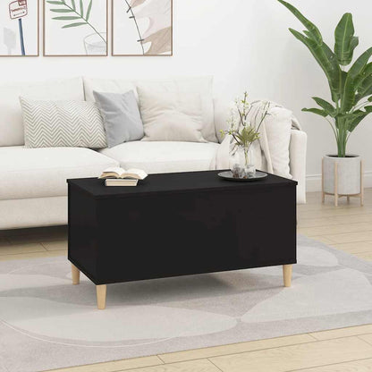 vidaXL Couchtisch Schwarz 90x44,5x45 cm Holzwerkstoff