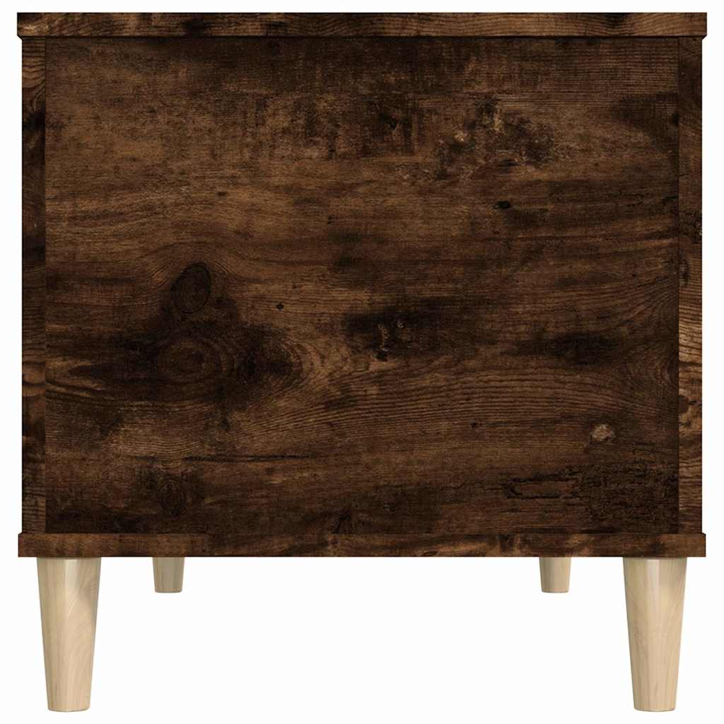 vidaXL Table basse en chêne fumé 90x44,5x45 cm en bois d'ingénierie