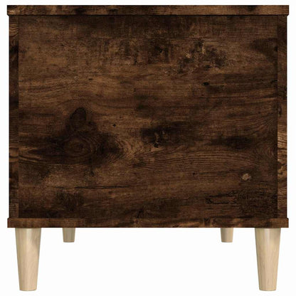 vidaXL Table basse en chêne fumé 90x44,5x45 cm en bois d'ingénierie