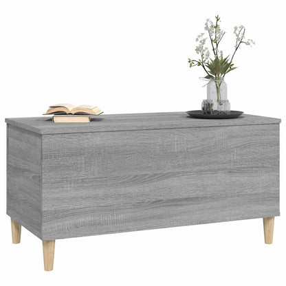 vidaXL Table basse gris Sonoma 90x44,5x45 cm en bois d'ingénierie