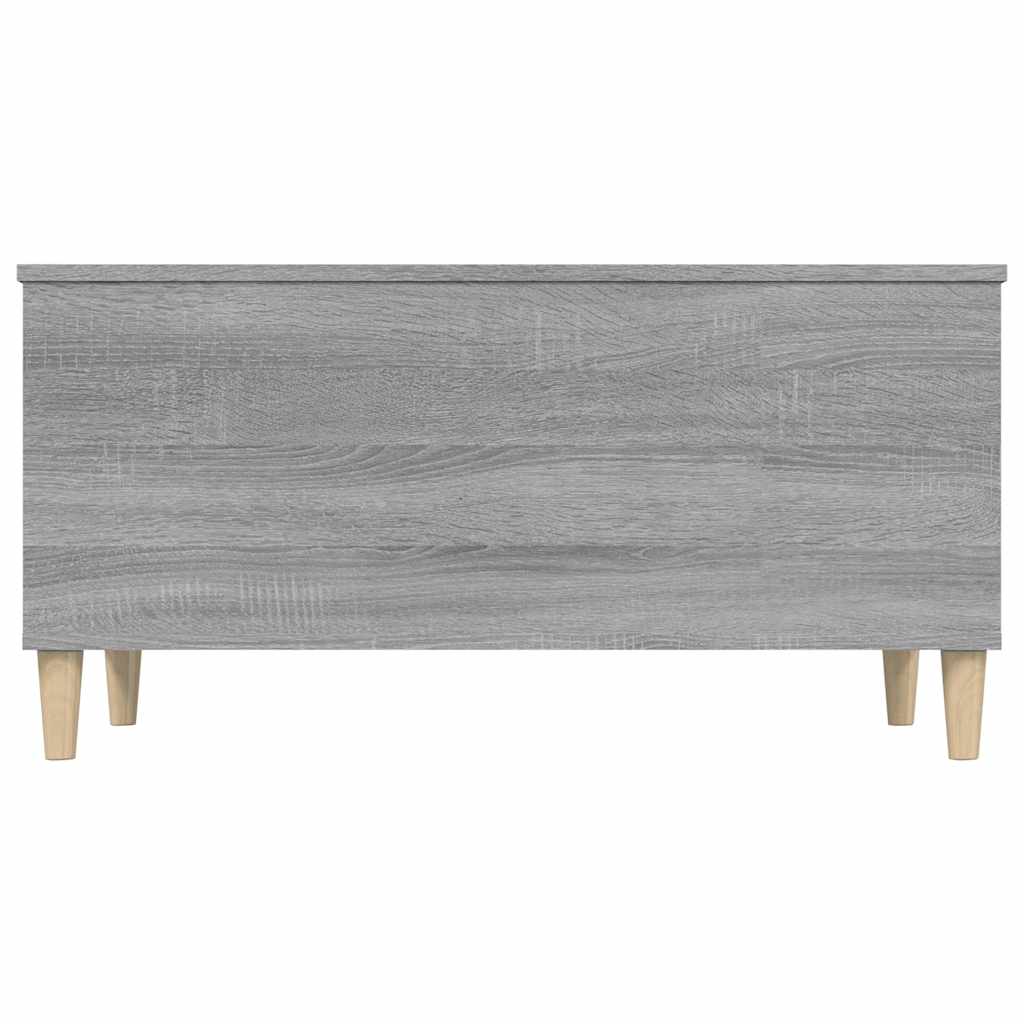 vidaXL Table basse gris Sonoma 90x44,5x45 cm en bois d'ingénierie
