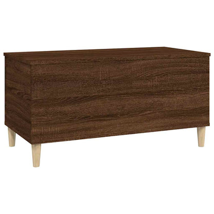 vidaXL Table basse marron aspect chêne 90x44,5x45 cm Bois d'ingénierie