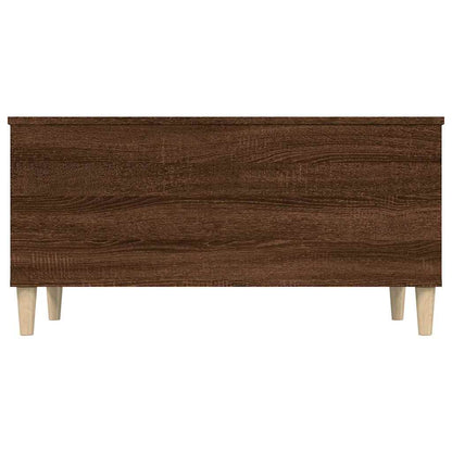 vidaXL Table basse marron aspect chêne 90x44,5x45 cm Bois d'ingénierie