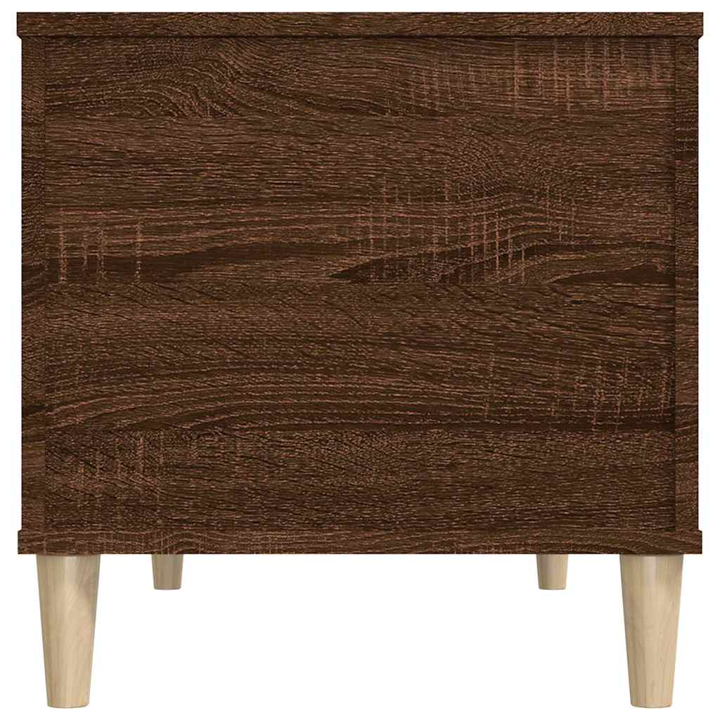 vidaXL Table basse marron aspect chêne 90x44,5x45 cm Bois d'ingénierie