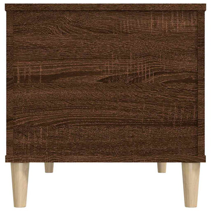 vidaXL Table basse marron aspect chêne 90x44,5x45 cm Bois d'ingénierie
